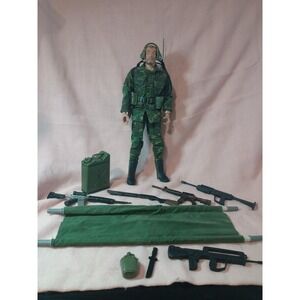 World Peacekeepers Power Team Elite 12" Military Soldier Figure Gear Weapons Lot